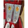 Image 5 : Silver Plated Flatware with Lady Diana Commemorative Spoons