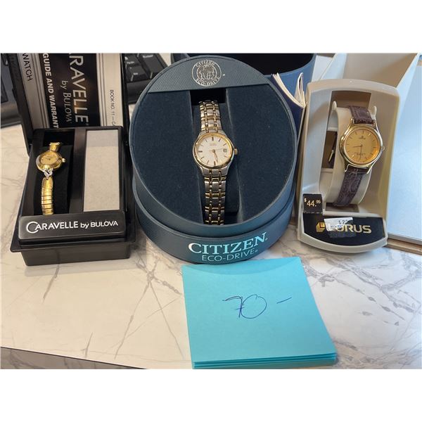 Citizen Eco-Drive, Caravelle, Lorus New Watches