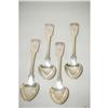 Image 1 : (4) EARLY AMERICAN SILVER TABLESPOONS - SET (