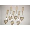 Image 1 : (6) ENGLISH SILVER TEASPOONS - SET (6) HALLMA