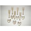 Image 1 : (6) EARLY AMERICAN SILVER TEASPOONS - SET (6)