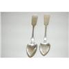 Image 2 : (7) EARLY AMERICAN SILVER TABLESPOONS - (5) 8
