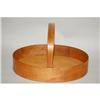 Image 2 : SHAKER FINGER BANDED OVAL HANDLED SEWING TRAY