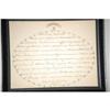 Image 2 : 19TH CENT. CALIGRAPHIC WATERCOLOR - SCHOOLWOR