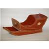 Image 2 : 19TH CENT. PAINTED WOODEN TOY SLED - CURRIER