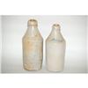 Image 1 : (2) 19TH CENT. STONEWARE BOTTLES - (2) GREY S