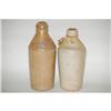 Image 1 : (2) 19TH CENT. STONEWARE BOTTLES - (2) GREY S