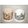 Image 1 : (2) STAFFORDSHIRE HANDLED CHILDS MUGS - (2) E
