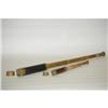 Image 2 : (2) 19TH CENT. BRASS BOUND HAND TELESCOPES -