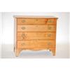 Image 1 : NEW ENGLAND HEPPLEWHITE 4 DRAWER CHEST - MAPL