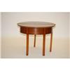 Image 2 : CT CHIPPENDALE DEMILUNE CARD TABLE - CHERRY C