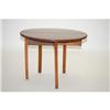 Image 3 : CT CHIPPENDALE DEMILUNE CARD TABLE - CHERRY C