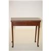 Image 1 : ENGLISH QUEEN ANNE CARD TABLE - MAHOGANY FOLD