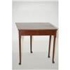 Image 2 : ENGLISH QUEEN ANNE CARD TABLE - MAHOGANY FOLD