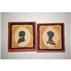 Image 1 : PR. 19TH CENT. WEDDING SILHOUETTES - (2) DECO
