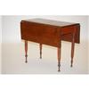 Image 2 : NEW ENGLAND SHERATON DROPLEAF TABLE - FIGURED