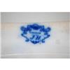 Image 3 : 15 1/2" TONQUIN PATTERN FLOW BLUE PLATTER - O