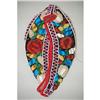 Image 2 : POLYCHROME BEADED AMERICAN INDIAN CAP - EASTE