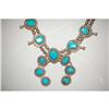 Image 2 : NAVAJO SQUASH BLOSSOM NECKLACE - 14 1/2" NECK
