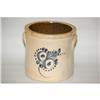 Image 1 : DECORATED STONEWARE 1 1/2 GAL. CROCK - 8 1/2"