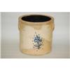 Image 1 : S.B. BOSWORTH 3 GAL. DECORATED STONEWARE CROC