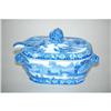 Image 2 : 3 PC. BLUE & WHITE STAFFORDSHIRE SAUCE TUREEN