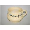 Image 1 : EARLY MOCHA DECORATED YELLOW WARE HANDLED POT