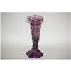 Image 1 : NEW ENGLAND GLASS AMETHYST VASE - 9 1/4" NEW