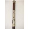 Image 1 : RARE 19TH CENT. ROSEWOOD WHALE OIL LAMP CANE