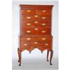 Image 1 : NEW ENGLAND QUEEN ANNE HIGHBOY - CHERRY & PIN