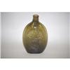 Image 2 : EAGLE/CORNUCOPIA BOTTLE FLASK - 6 3/4" OLIVE