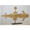 Image 2 : 60" GILT PIERCED ARROW WEATHERVANE - 19TH CEN