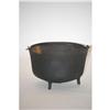 Image 1 : LARGE CAST IRON FOOTED CAULDRON - LARGE 19TH
