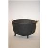 Image 2 : LARGE CAST IRON FOOTED CAULDRON - LARGE 19TH