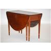 Image 3 : ENGLISH INLAID HEPPLEWHITE DROPLEAF TABLE - M