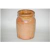 Image 2 : NEW ENGLAND REDWARE STORAGE JAR - 7 3/4" NEW
