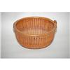Image 1 : 19TH CENT. ROUND NANTUCKET BASKET - 7 1/2" RO