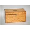 Image 1 : ENGLISH REGENCY SATIN WOOD TEA CADDY - EXOTIC