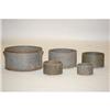 Image 2 : NESTED SET (5) PAINTED WOODEN MEASURES - NEW