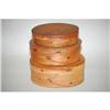 Image 1 : SET (3) OVAL PANTRY BOXES - (3) GRADUATED OVA