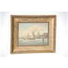 Image 1 : A. MARTENS OIL ON CANVAS OF DUTCH HARBOR LAND