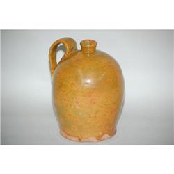 NEW ENGLAND REDWARE OVOID JUG - 8 1/2" NEW EN