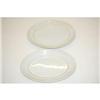 Image 1 : (2) LARGE WHITE IRONSTONE PLATTERS - (1) 18"