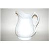Image 2 : 9 1/2" WHITE IRONSTONE WATER PITCHER - E.C. C