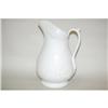 Image 2 : 11 3/4" WHITE IRONSTONE WATER PITCHER - GEORG