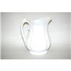 Image 1 : 8 1/4" WHITE IRONSTONE WATER PITCHER - W. BAK