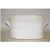 Image 1 : 22" WHITE IRONSTONE FOOTBATH - RARE WHITE IRO