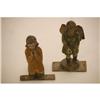 Image 2 : 19TH CENT. PAINTED & CARVED FIGURES & SHRINE