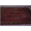 Image 2 : OLD ROOM SIZE PAINTED SAROUK PERSIAN CARPET -