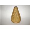 Image 1 : 5 1/8" BRONZE PEAR SHAPED VASE W/ YOUNG GIRL